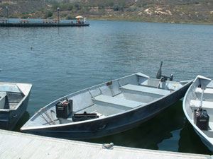 Boats at Dixon Lake
