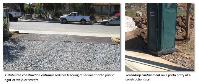Stabilized Construction Entrance and Secondary Containment